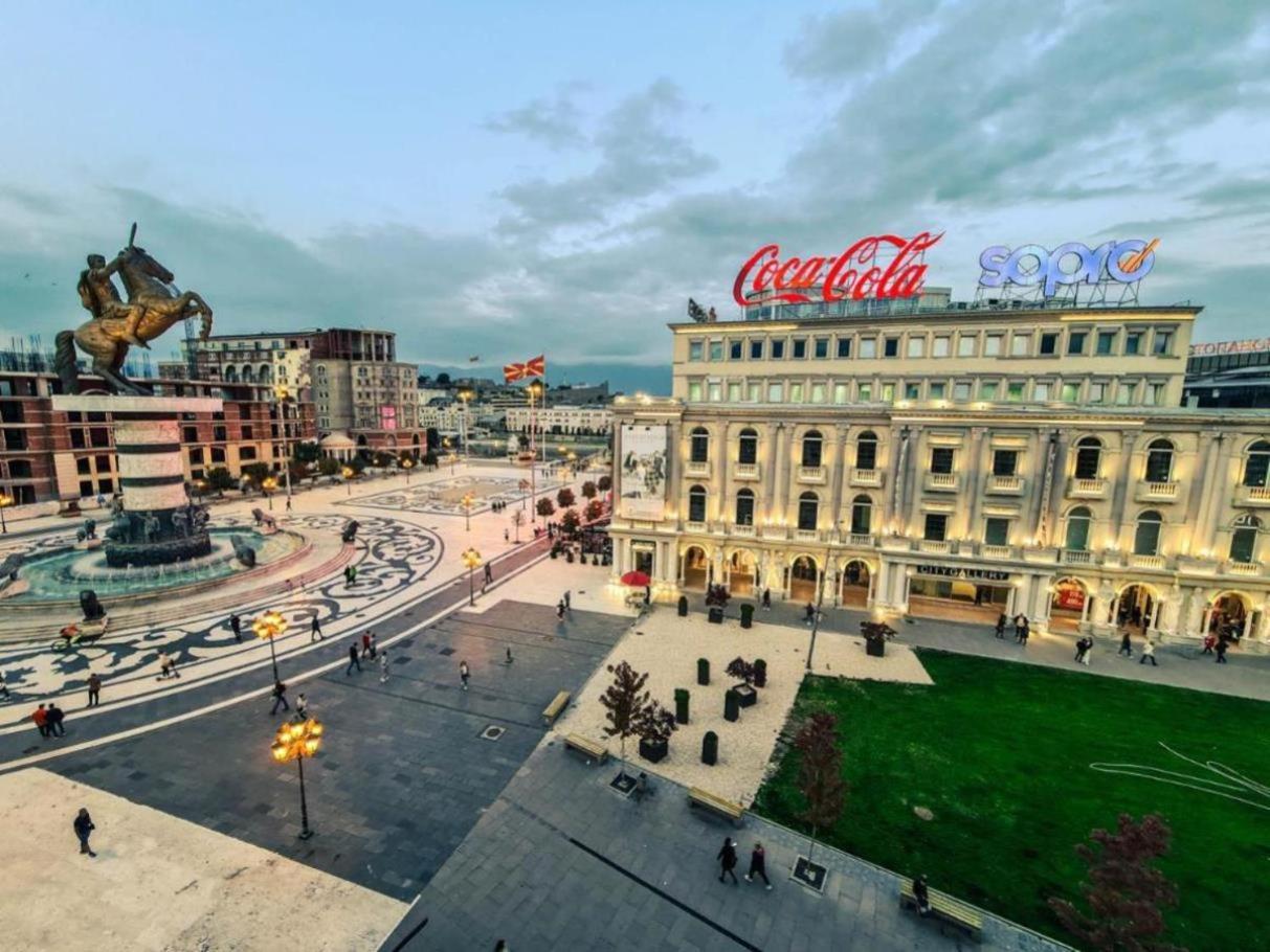 Apartment Skopje Square Bagian luar foto