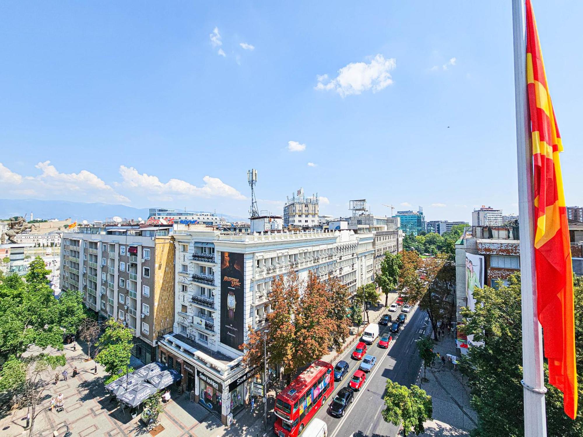 Apartment Skopje Square Bagian luar foto