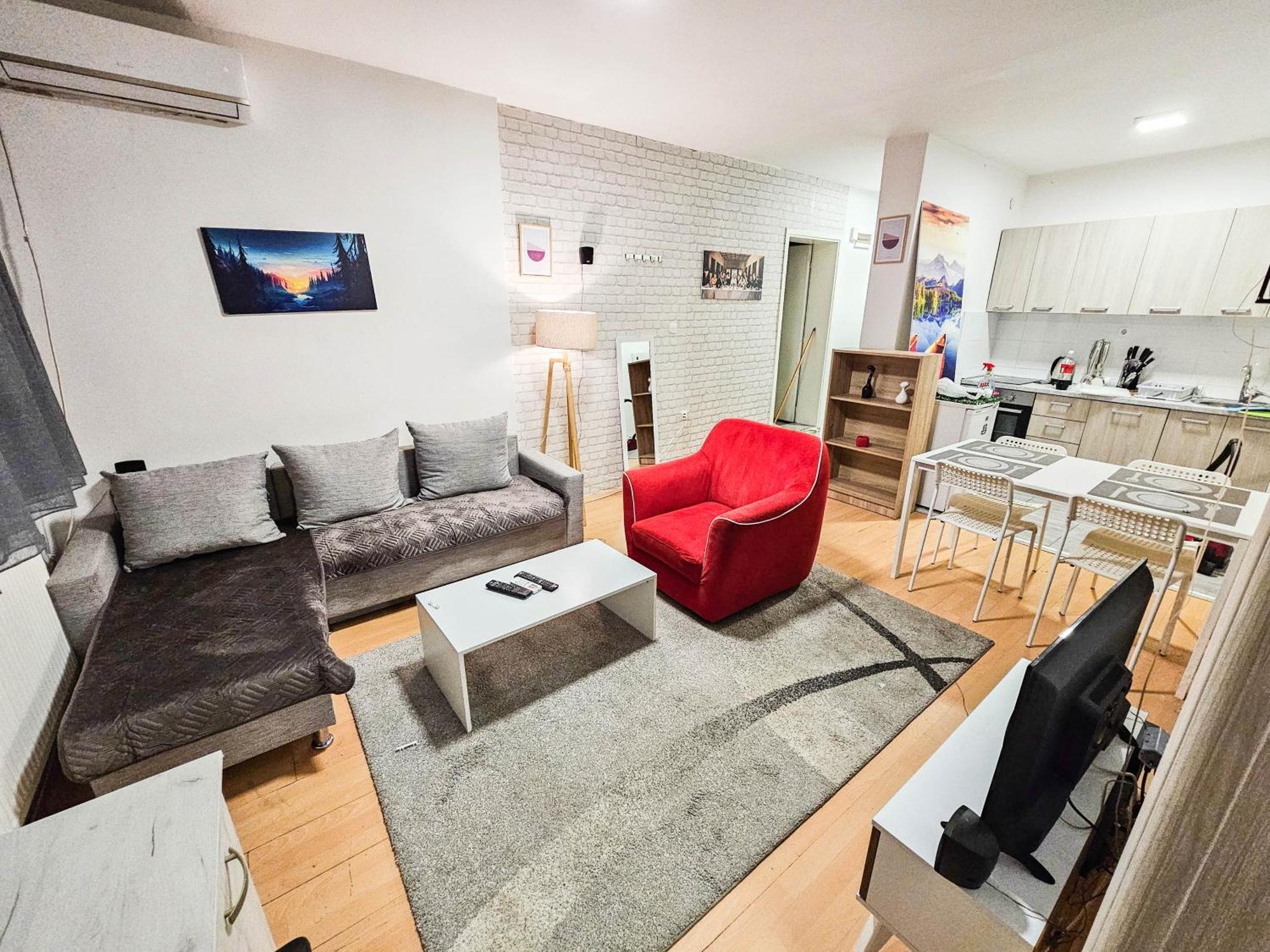 Apartment Skopje Square Bagian luar foto