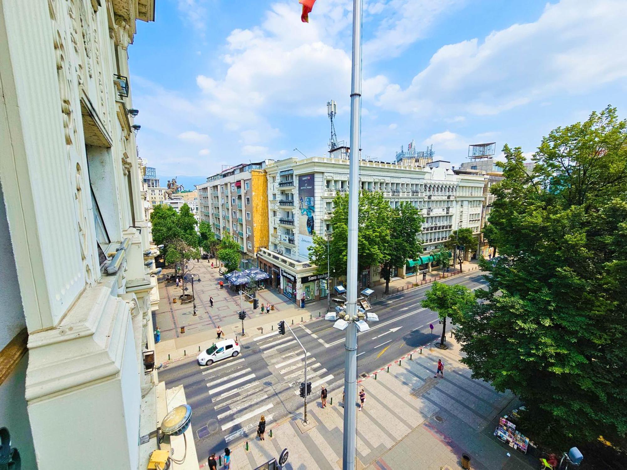 Apartment Skopje Square Bagian luar foto